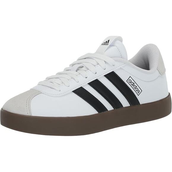 NWT adidas Men\'s VL Court 3.0 Sneakers White/Black/Gray Size 10 US Casual Amazon.com | Adidas VL Court 3.0 Shoes | Fashion Sneakers main image 4